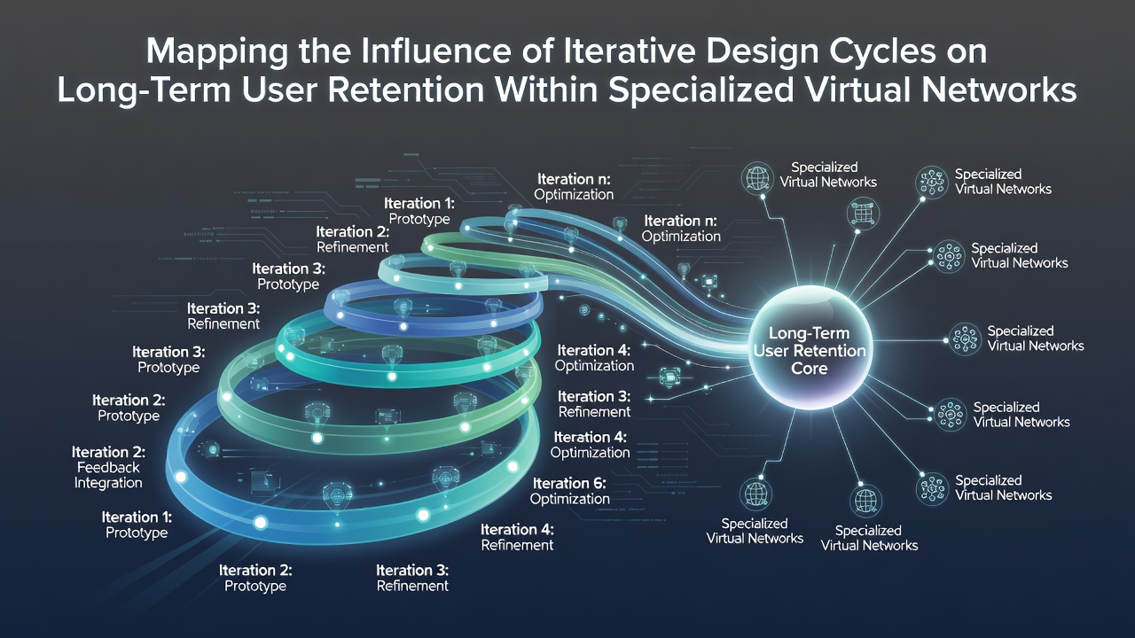 Mapping the Influence of Iterative Design Cycles on Long-Term User Retention Within Specialized Virtual Networks