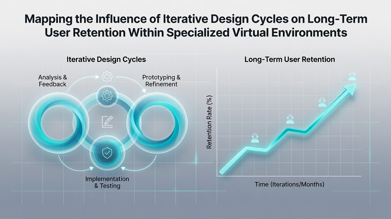 Charts displaying retention data trends across multiple virtual network iterations