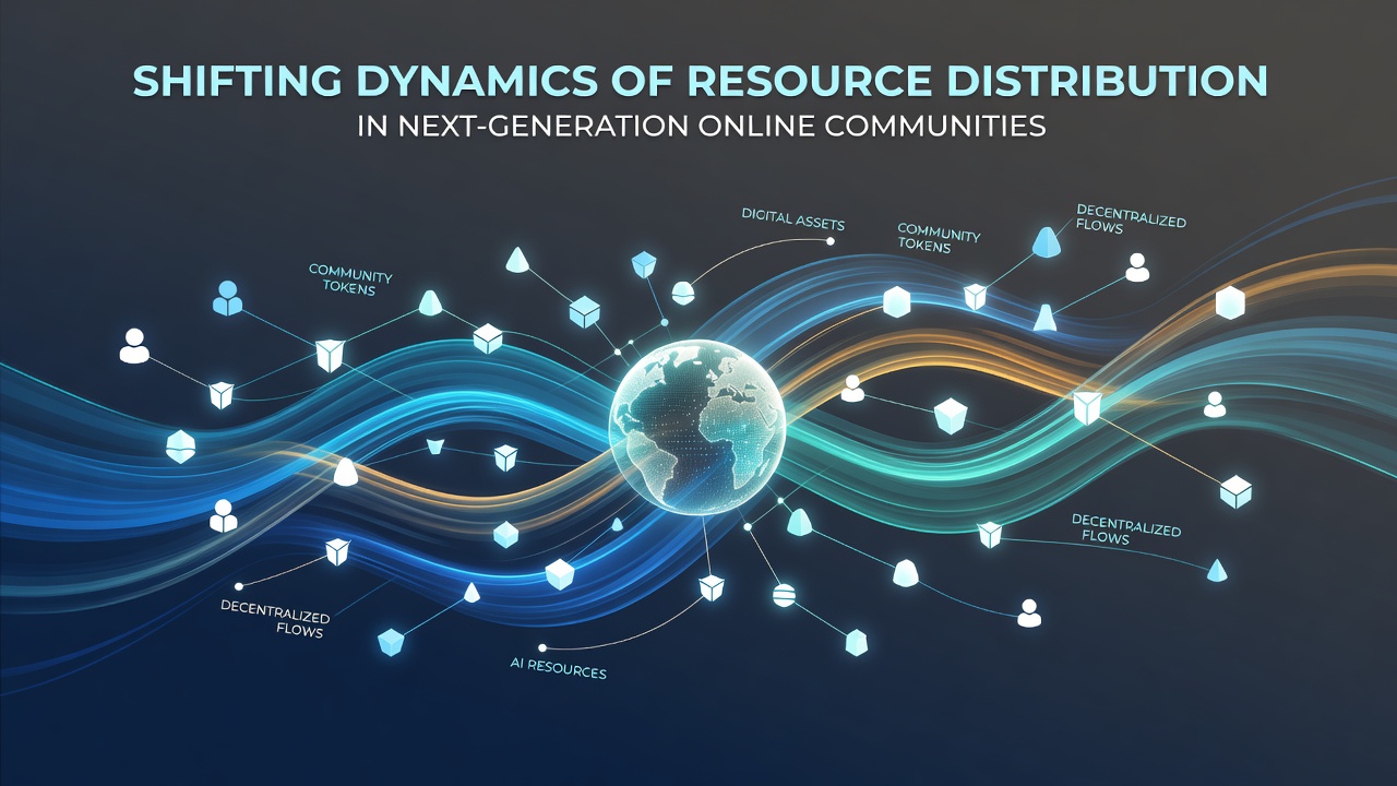 Shifting Dynamics of Resource Distribution in Next-Generation Online Communities